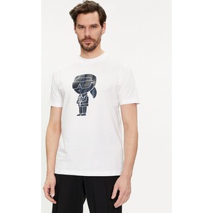 T-shirt Karl Lagerfeld w młodzieżowym stylu z krótkim rękawem