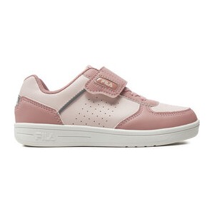 Różowe buty sportowe dziecięce Fila na rzepy dla dziewczynek