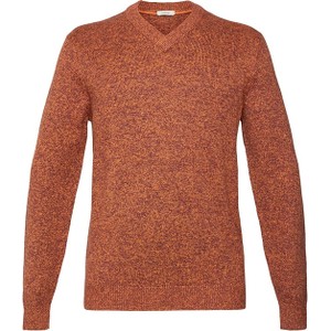 Pomarańczowy sweter Esprit w stylu casual z bawełny