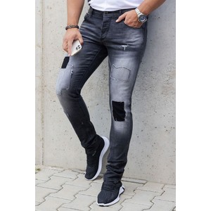 Granatowe jeansy IVET w młodzieżowym stylu
