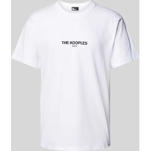 T-shirt The Kooples z bawełny z krótkim rękawem