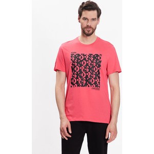 Różowy t-shirt Michael Kors z nadrukiem w młodzieżowym stylu