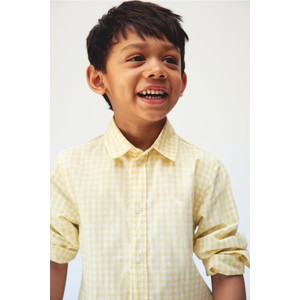 Koszula dziecięca H & M w krateczkę z bawełny dla chłopców