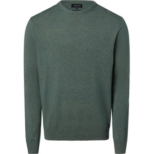 Zielony sweter Andrew James z okrągłym dekoltem