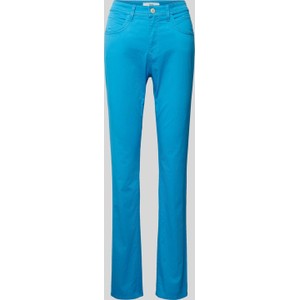 Niebieskie jeansy Brax w street stylu