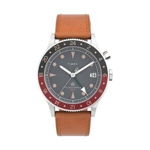 Timex Zegarek TW2V74000 Brązowy