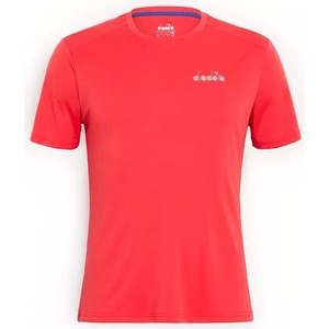 Czerwony t-shirt Diadora