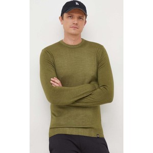 Zielony sweter Colmar z wełny w stylu casual