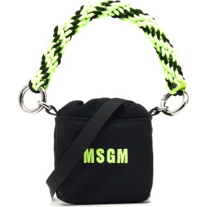 Czarna torebka MSGM na ramię średnia