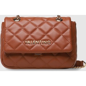 Brązowa torebka Valentino by Mario Valentino mała w młodzieżowym stylu na ramię