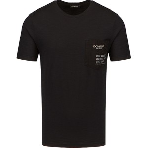 Czarny t-shirt Dondup w stylu casual
