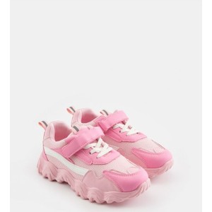 Różowe buty sportowe dziecięce Sinsay na rzepy dla dziewczynek
