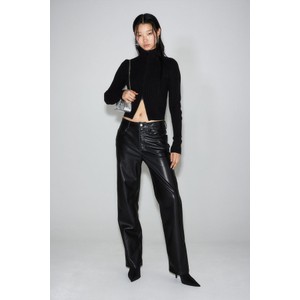 Czarne spodnie H & M w stylu casual
