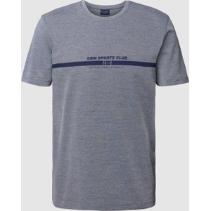 T-shirt Christian Berg z bawełny z krótkim rękawem