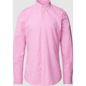 Różowa koszula POLO RALPH LAUREN w stylu casual