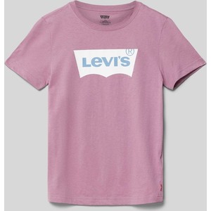Różowa koszulka dziecięca Levi’s® Kids z bawełny