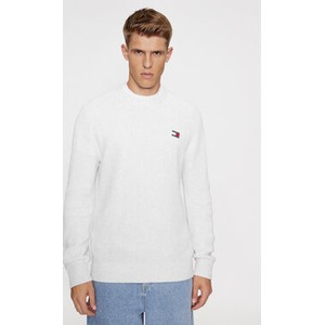 Sweter Tommy Jeans z okrągłym dekoltem w stylu casual
