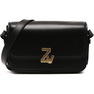 Czarna torebka Zadig & Voltaire matowa na ramię