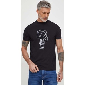 T-shirt Karl Lagerfeld z nadrukiem