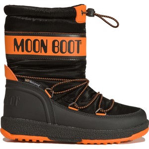 Czarne buty dziecięce zimowe Moon Boot dla chłopców