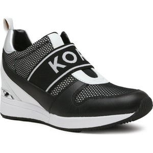Czarne buty sportowe Michael Kors z tkaniny w sportowym stylu