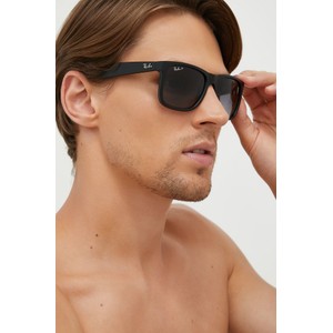 Ray-Ban okulary przeciwsłoneczne RB4165.622/T3 męskie kolor czarny