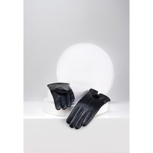 Czarne rękawiczki Molton