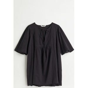 H & M & - MAMA Bawełniana bluzka - Czarny