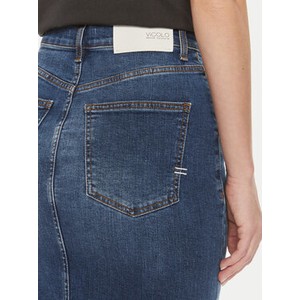 Niebieska spódnica Vicolo z jeansu w stylu casual