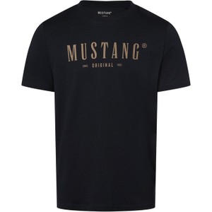 T-shirt Mustang z nadrukiem z krótkim rękawem z bawełny