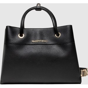 Czarna torebka Valentino by Mario Valentino do ręki matowa średnia