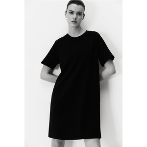 H & M & - MAMA T-shirtowa sukienka dla karmiącej - Czarny