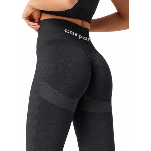Czarne legginsy Carpatree w sportowym stylu