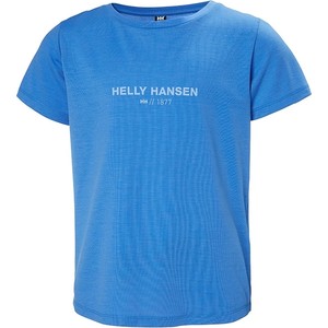 Niebieska koszulka dziecięca Helly Hansen dla chłopców
