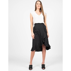 Czarna spódnica ubierzsie.com z bawełny