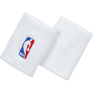 Opaski na nadgarstek do koszykówki Nike Dri-FIT NBA (1 para) - Biel