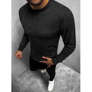 Czarny sweter BRUNO LEONI w stylu casual
