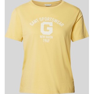 T-shirt Gant z okrągłym dekoltem