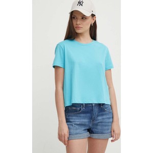 Niebieski t-shirt Sisley