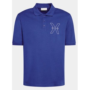 Niebieska koszulka polo Richmond X w stylu casual