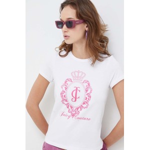 T-shirt Juicy Couture z krótkim rękawem z okrągłym dekoltem