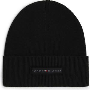 Czarna czapka Tommy Hilfiger