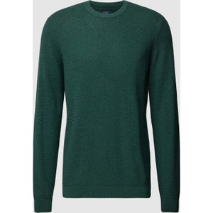 Zielony sweter McNeal z dzianiny