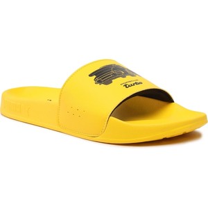 Żółte buty letnie męskie Puma w sportowym stylu