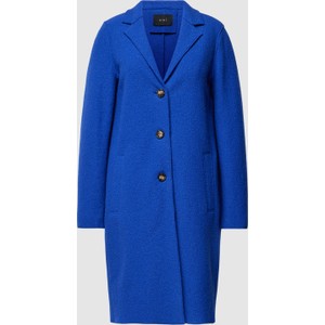 Niebieski płaszcz Peek&Cloppenburg w stylu casual długi