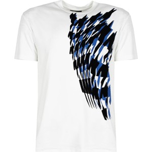 T-shirt ubierzsie.com z nadrukiem z tkaniny w młodzieżowym stylu