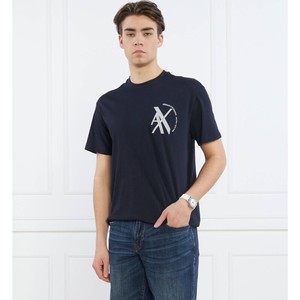 T-shirt Armani Exchange z bawełny z krótkim rękawem
