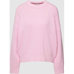 Różowy sweter Tommy Hilfiger