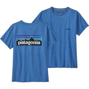 Niebieska bluzka Patagonia z krótkim rękawem