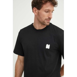 Czarny t-shirt MSGM z bawełny